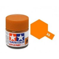 Краска для склеиваемых моделей (акрил) X-6 Orange - TAM-81506