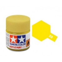 Краска для склеиваемых моделей (акрил) X-8 Lemon Yellow - TAM-81508