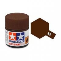 Краска для склеиваемых моделей (акрил) X-9 Brown - TAM-81509