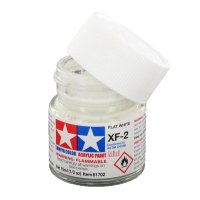 Краска для склеиваемых моделей (акрил) XF-2 Flat White - TAM-81702
