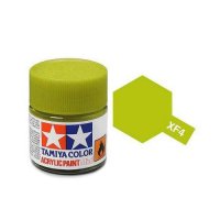 Краска для склеиваемых моделей (акрил) XF-4 Yellow Green - TAM-81704