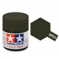 Краска для склеиваемых моделей (акрил) XF-51 Khaki Drab - TAM-81751