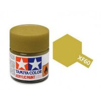 Краска для склеиваемых моделей (акрил) XF-60 Dark Yellow - TAM-81760
