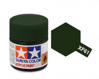 Краска для склеиваемых моделей (акрил) XF-61 Dark Green - TAM-81761