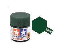 Краска для склеиваемых моделей (акрил) XF-70 Dark Green 2 - TAM-81770