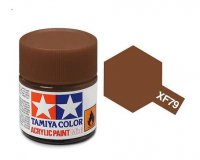 Краска для склеиваемых моделей (акрил) XF79 Lino Deck Brown - TAM-81779
