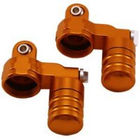 Крышки амортизаторов АЛЮМ. с расширительной камерой передние (Orange): BAJA 5B (2шт) - GH-2669