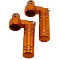 Крышки амортизаторов АЛЮМ. с расширительной камерой задние (Orange): BAJA 5B (2шт) - GH-2681