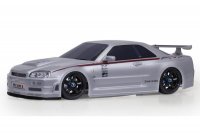 Кузов 1:10 - Nissan Skyline GTR Nismo (190mm | серебро | набор с колесами и обвесом) окрашен - MS-051002-B1