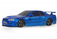 Кузов 1:10 - Nissan Skyline GTR Nismo (190mm | синий | набор с колесами и обвесом) окрашен - MS-051002-B2