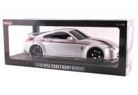 Кузов 1:10 - Realcraft Nismo Silver 350z (набор с колесами и обвесом) окрашен - MS-051001-B184