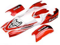 Кузов BAJA 5B BUGGY (RED|WHITE|GRAY) окрашен 1:5 - HPI-102226