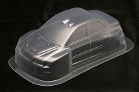 Кузов для RC18R Mitsubishi Lancer Evo Rally (1|18) некрашеный
