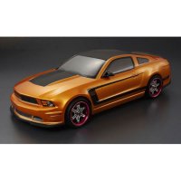 Кузов Mustang Boss 302 не окрашенный с отражателями, спойлером и наклейками - SWS-B-B302