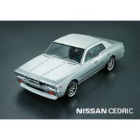Кузов не окрашенный Nissan Cedric с отражателями, масками и наклейками - SWS-B-CED79