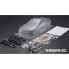 Кузов не окрашенный Nissan S15 с отражателями, спойлерами и дворниками - SWS-B-S15