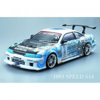 Кузов Nissan Silvia S14 не окрашенный, со спойлерами и комплектом стайлинга - SWS-B-S14