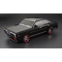 Кузов окрашенный Nissan Cedric Carbon с отражателями, и наклейками - SWS-B-CED79C