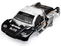 Кузов SC10 - ATTK-10 BLITZ (BLACK|WHITE) окрашен