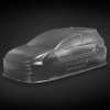 Кузов Volkswagen Golf W12 GTI масштаба 1|10 не окрашенный с отражателями и наклейками - SWS-B-W12GTI