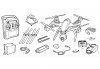 Радиоуправляемый квадрокоптер Yuneec Q500+ Typhoon Quadcopter Drone + 3-Axis Gimbal Camera, Steady Grip, Deluxe Case 2.4G - YUNQ501ARTFUS