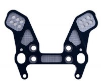 Передняя стойка амортизаторов 6mm ERGAL (черная) - OT-UR71-BK