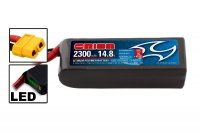 Аккумулятор Li-Po 14,8В(4S) 2300mah 55C SoftCase XT60 Racing Drone Battery - ORI60238