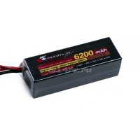 Аккумулятор Li-Po Hard case 11.1v 6200mAh 45C with Deans to Banana Connector - SWS-6200mAh3s45C