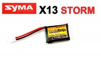 Аккумулятор для SYMA X13 Black Magic LiPo 3,7В(1S) 200mAh 20C Soft Case Molex plug (for Syma X13) - BM-F20-0201WLK