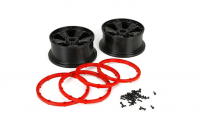 Диски колесные, черные (2шт), Losi DB XL - LOS45005