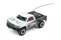 Радиоуправляемый шорт-корс трак Losi (черно-белый) 4WD RTR масштаб 1:24 2.4G - LOSB0240T2