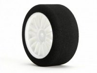 Микропора 30MM REAR C (35) WITH RACING MESH WHEEL WHITE (1 PAIR) - HPI-4363