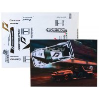 Набор наклеек для моделей Toyota AE86 Darren McNamara and Team Need for Speed to Race Drift (1 лист) - SWS-3329108