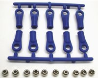 Наконечники нейлоновые с шарами 6.8mm, Long, Blue (10шт) - GSC-900004BL