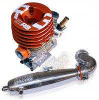Нитродвигатель 0.12 c выхлопом - Combo set RB Concept V12 R3 EFRA-IFMAR 2007 - RB-E01700-000630