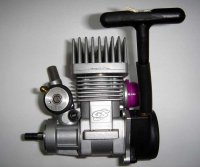 Нитродвигатель 0.12 - V12 RSX Pullstart Engine - GSC-890060