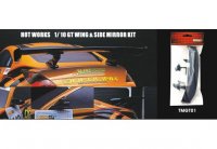 Обвес кузова - HOT WORKS 1|10 GT wing &amp; side mirror kit