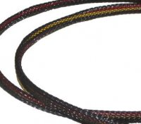 Оплетка сетчатая расширяемая 2.4 - 6.0mm (1м) CARBON TECHFLEX - BES-18
