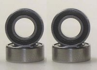 Подшипник 6x10x3мм, резиновая защитная шайба (4шт) - P-04106-RS