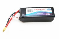 Аккумулятор Pulsar Li-pol 22.2V 5200mAh, 60C, 6s1p, XT60 - Puls-LiPo-5200-6S-60C