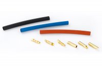 Разъемы силовые 4.0MM CONNECTORS 3 пары с термоусадочными трубками - HW-4MM