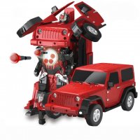Робот трансформер Jeep Rubicon Red масштаб 1:14 - 2329PF