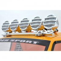 Светоблок RC Crawler LED Light Bar Set (5 Spotlight) - Silver - SWS-3342006_s