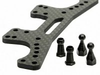 REAR SHOCK TOWER (GRAPHITE|NITRO 3) - HPI-73048