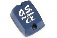 Клапанная крышка синего цвета, для ДВС мотора OS MAX Fsa-56 - 44604200