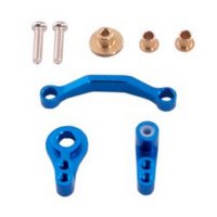 Рулевая рейка АЛЮМ. с крепежом (Blue) RC18 - GH-2446