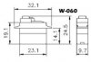 Серво Waypoint W-060BB 6.0гр|0.11 сек|0.8 кг|см