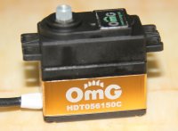 Сервомашинка стандартная цифровая с титановыми шестернями HDT056150C - OMG-HDT056150C