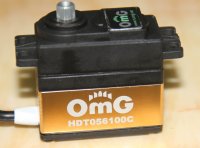 Сервомашинка стандартная цифровая со титановыми шестернями - OMG-HDT056100C