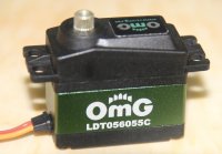 Сервомашинка стандартная цифровая со титановыми шестернями LDT056055C - OMG-LDT056055C